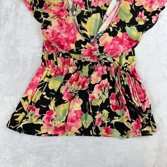 Ralph Lauren Floral Blouse Women’s Size M - Picture 11 of 14